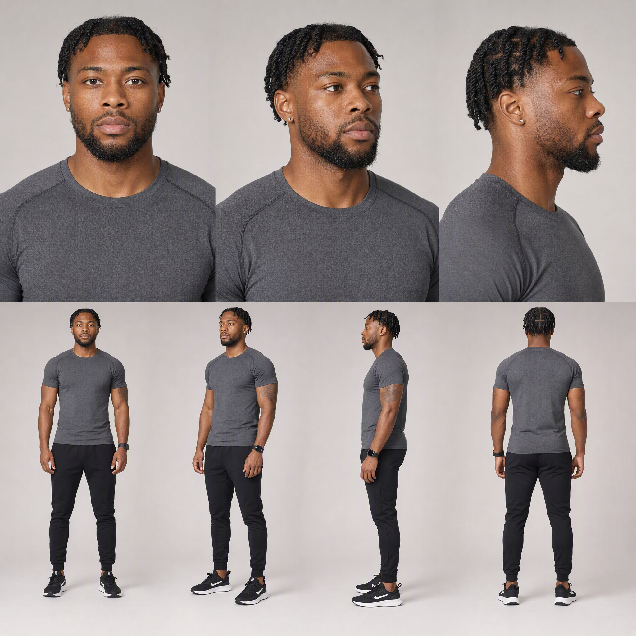 Character sheet for the athletic performer generated with ReelMuse