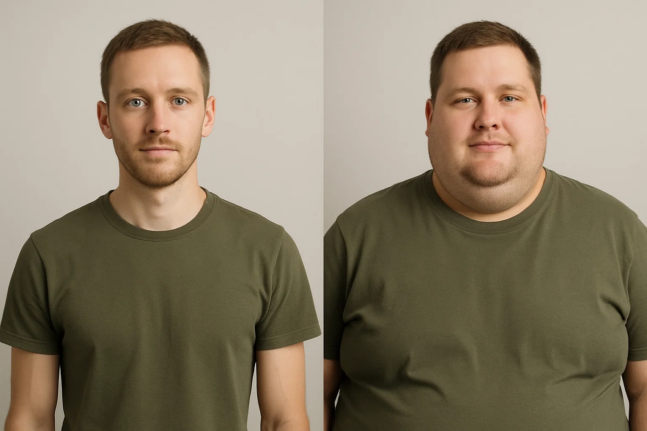 Realistic Chubby Face with AI Fat Filter