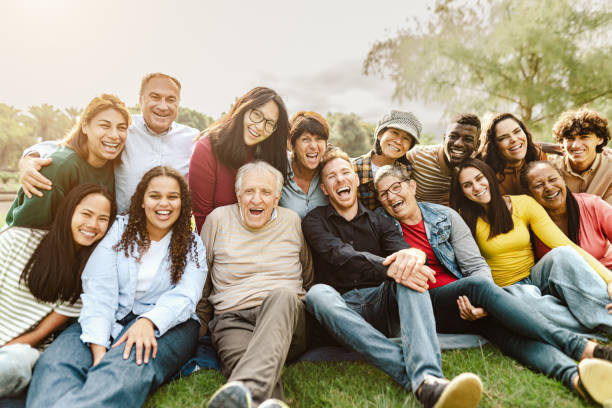 Joyful Group Photo Smile