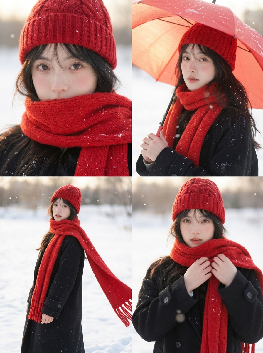 Winter Portrait Collage