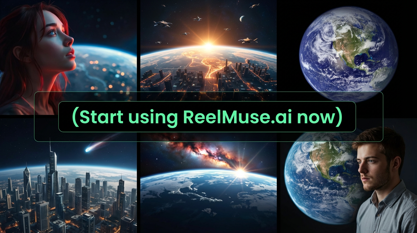 Creative AI zoom earth visualization