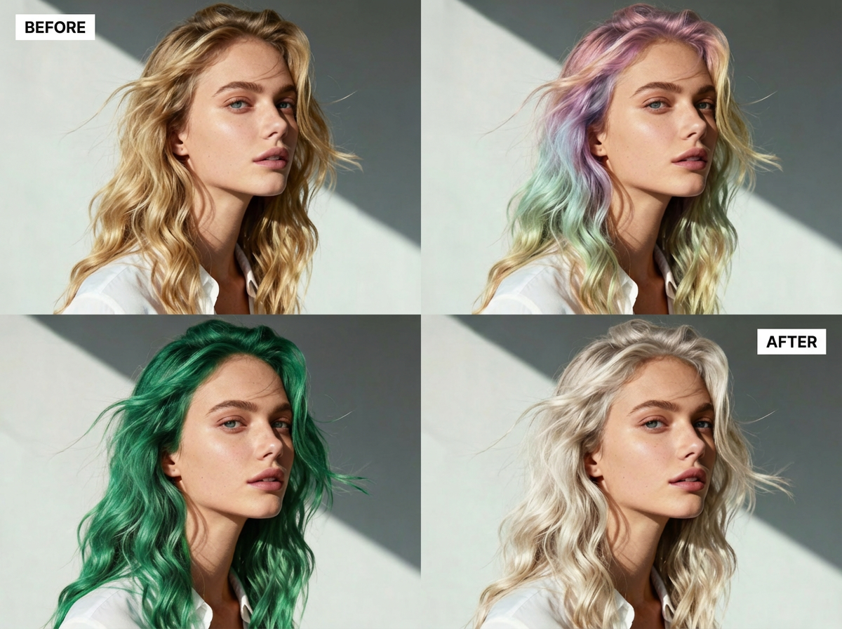 Hair Color Change