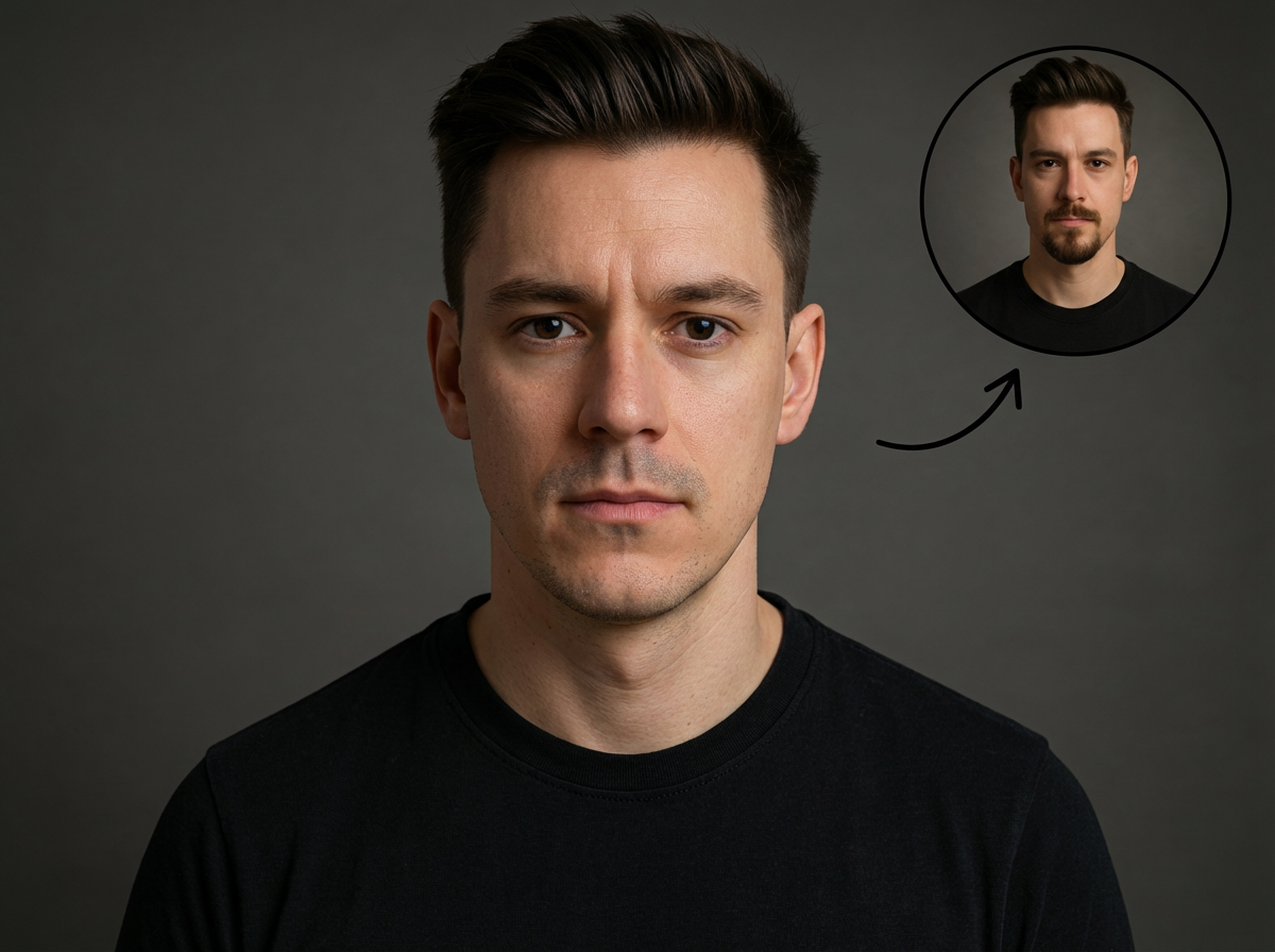 No Beard Filter for selfies transformation