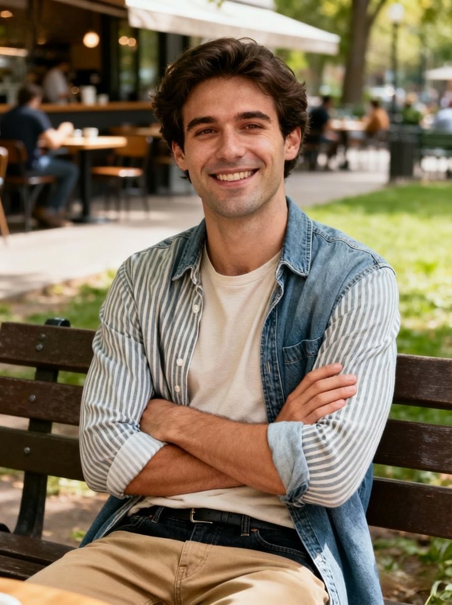Professional headshots editing example