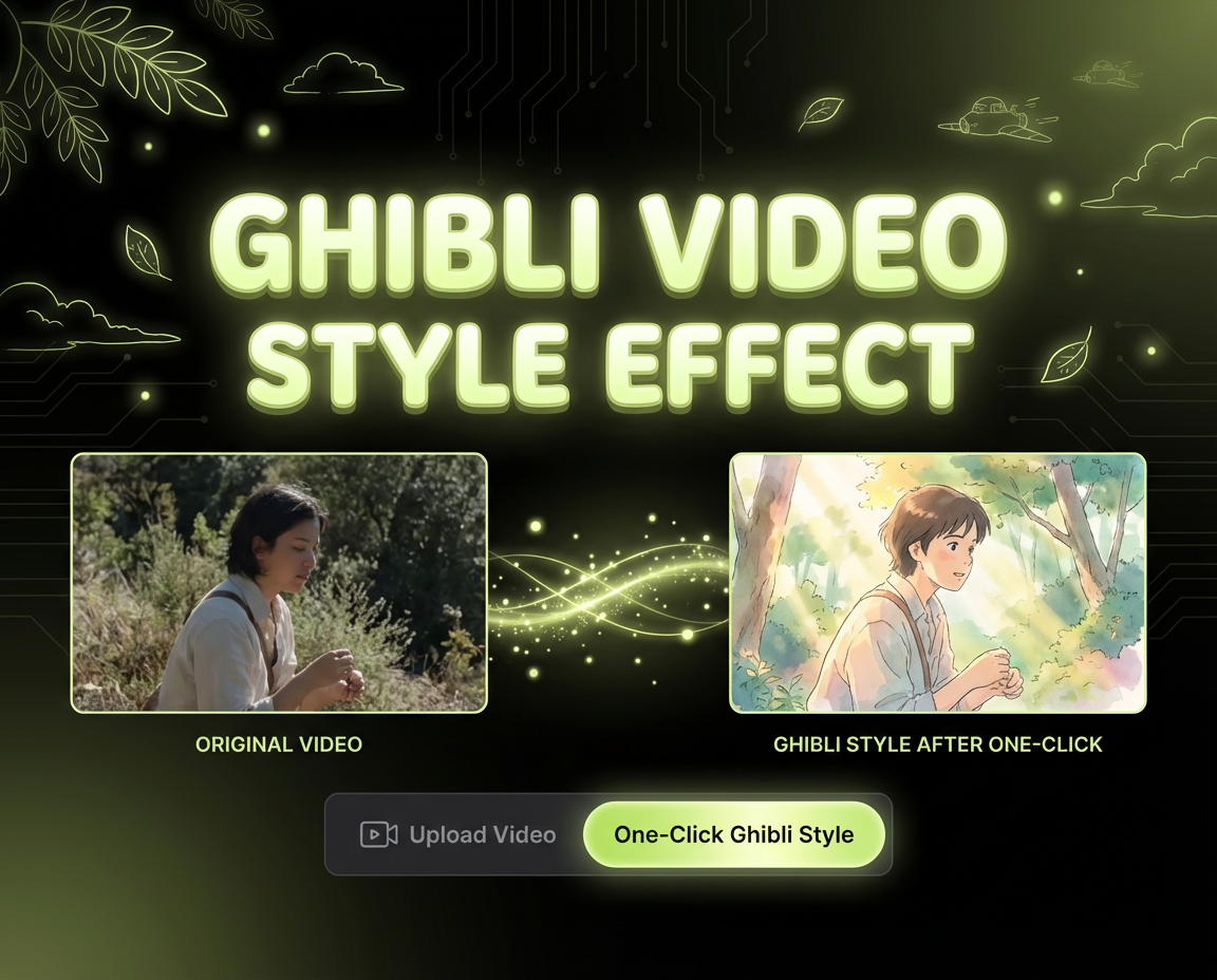 Ghibli Video Style Effect - Artistic Horse Decor