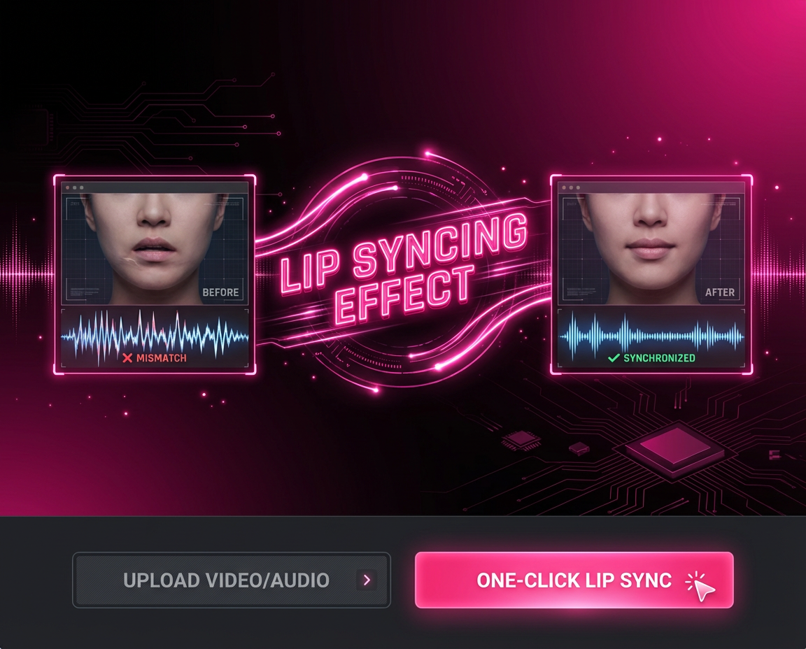 Lip Syncing Effect