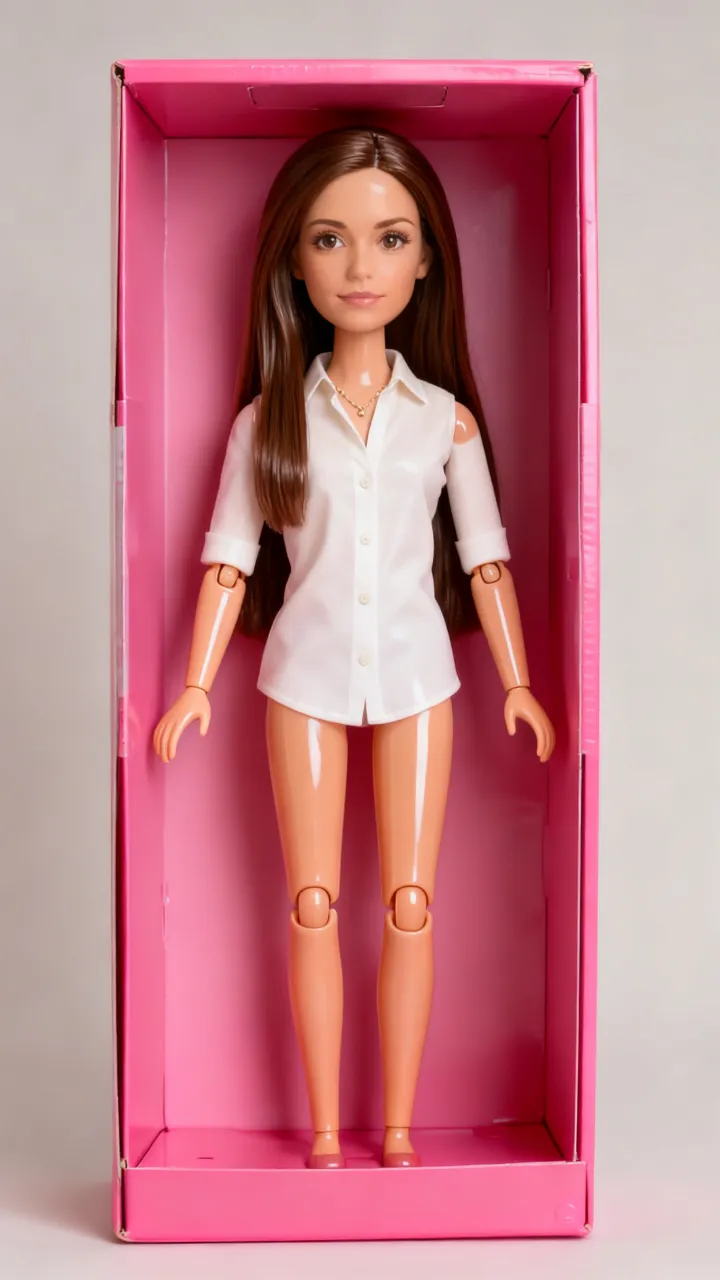 Sorry I lied AI example: fashion doll — “I’m sorry I lied, I didn’t have the doll costume”